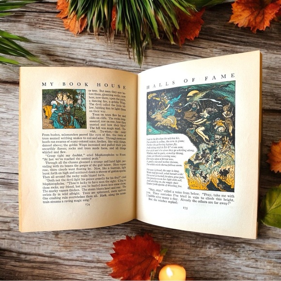 VINTAGE 1937 Halls of Fame of My Book House - Childhood Biographies of Authors - Picture 15 of 16